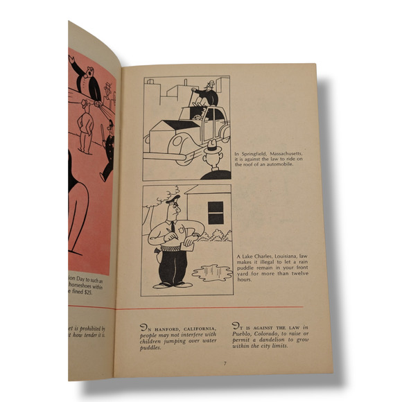 It's Against The Law Reader's Digest Dick Hyman Otto Soglow Vintage Book - Picture 4 of 7